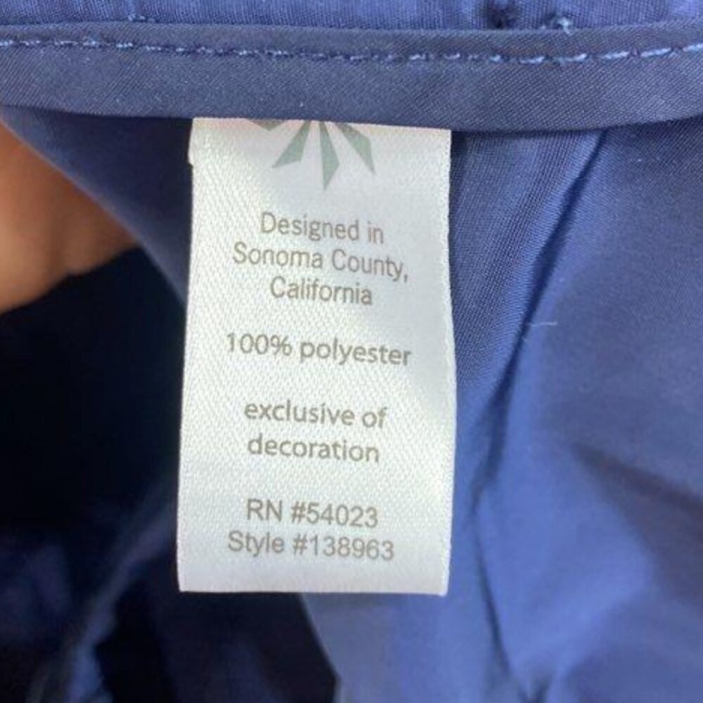 Athleta Drippity Jacket – Navy Blue (Size M) Stowable Hoodie Zip Up Front Pocket - Picture 7 of 7
